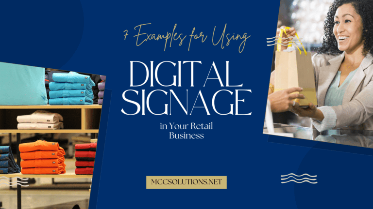 7 High-Impact Ways Retailers Use Digital Signage