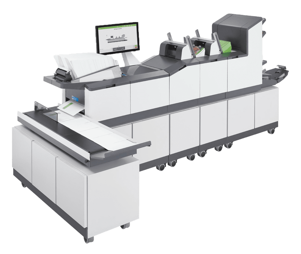 Image of a Quadient DS-600i Folder Inserter mailing system