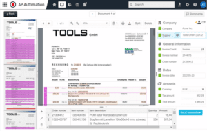 Medius AP Automation software dashboard Tools