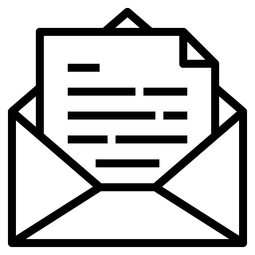 open envelope icon