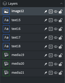 MCC Media Layers properties