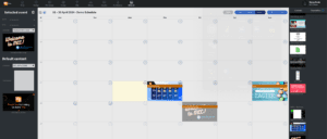 MCC Media Schedules Editor Screen