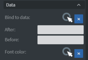 MCC Media Bind to Data Scroll