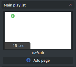 MCC Media playlist main pages