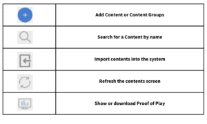 MCC Media content Icons