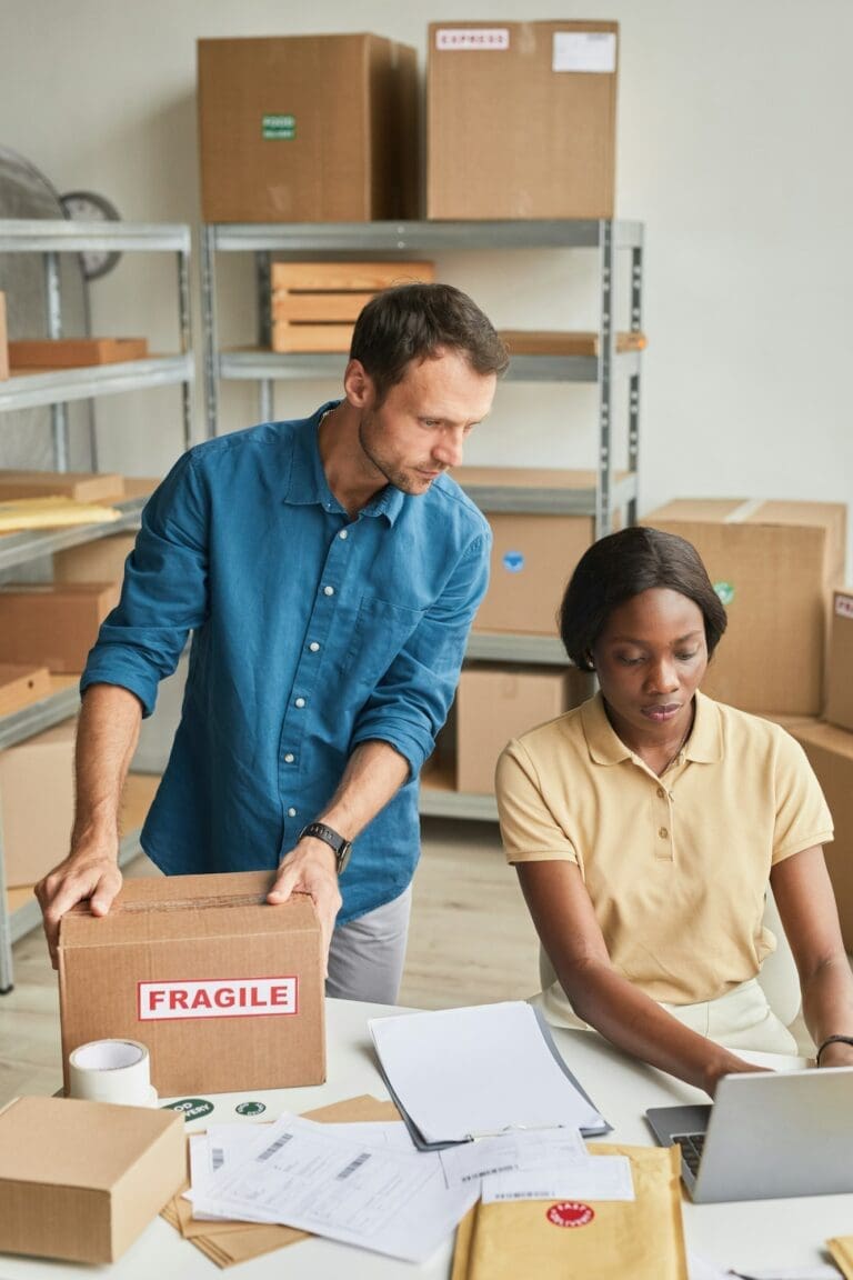 People Shipping Small Business Orders