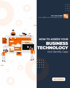 How to Assess Business Tech blog post graphic