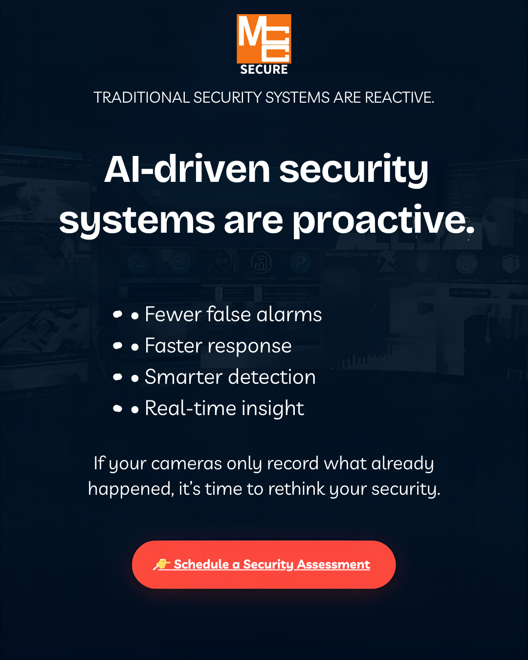 AI driven security is proactive instead of reactive, meaning you can prevent issues before they become security breaches.