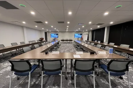 AV Rental Installation for a meeting conference including digital displays