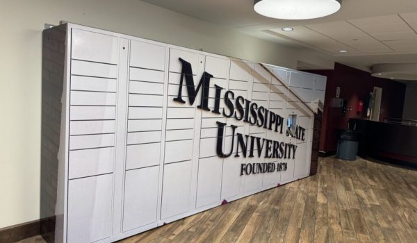 Mississippi State University parcel lockers