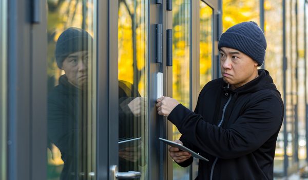man-checks-door-with-tablet-in-hand-2026-03-24-22-42-49-utc
