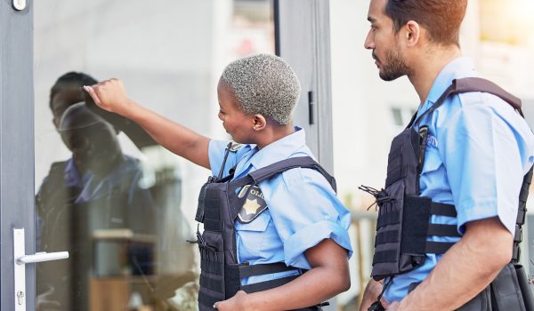 police officers responding to a school incident