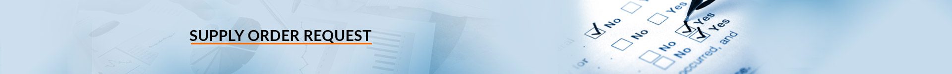 Supply Order Banner Memphis Communications Supply orders