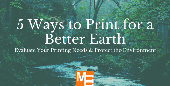 5 Ways to Print for a Better Earth
