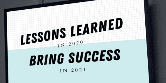 MCC Media digital signage blog title graphic, Lessons Learned in 2020 Bring Success in 2021