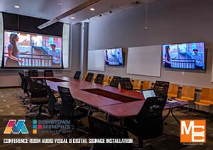 downtown memphis commission conference room MCC boardroom audio visual installation