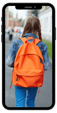 MCC Solutions - Education Industry - girl with backpack
