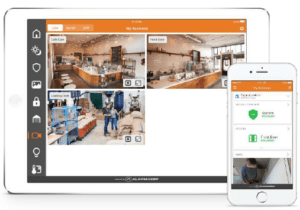 ipad and phone MCC Secure - smart business security solutions mobile app