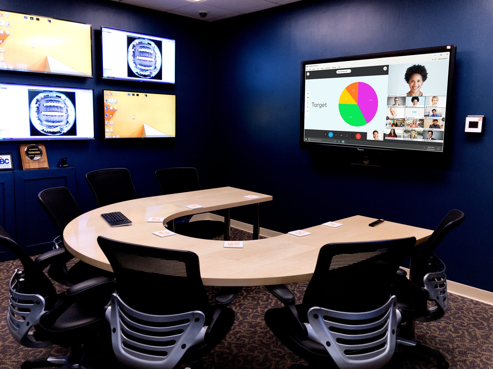 MCC Presentation Solutions --  Conference Room and Boardroom audio visual installation