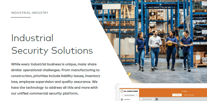 industrial security flyer Logistics & Manufacturing Solutions - Industiral Security Solutions Flyer