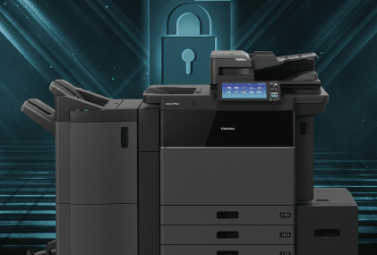 Toshiba eStudio copier security image