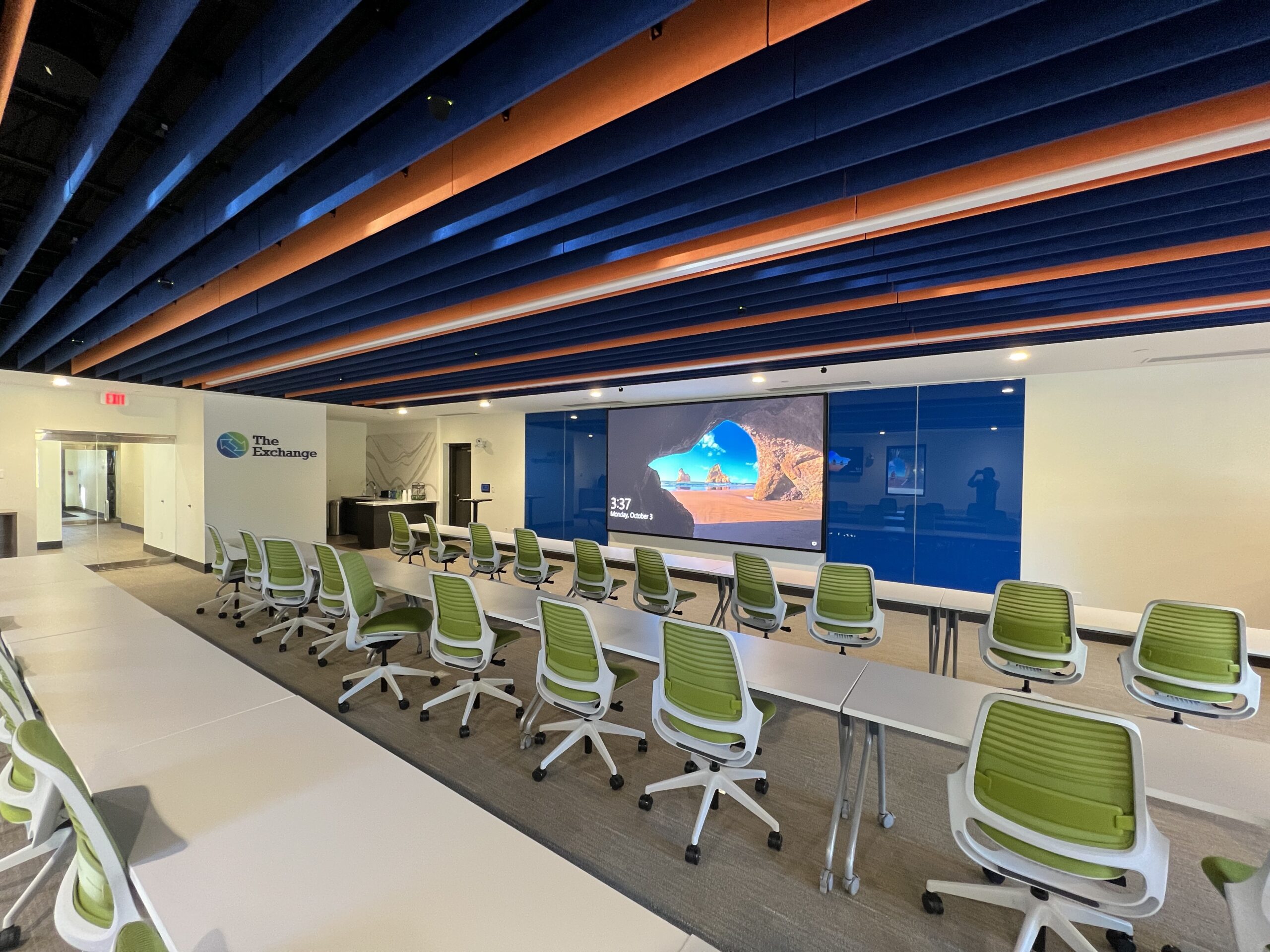 Training center conference room audio visual
