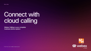 Connect with Cloud Calling Webex ebook graphic. Click to download